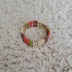 Anthropologie Multicolor Tile Bracelet